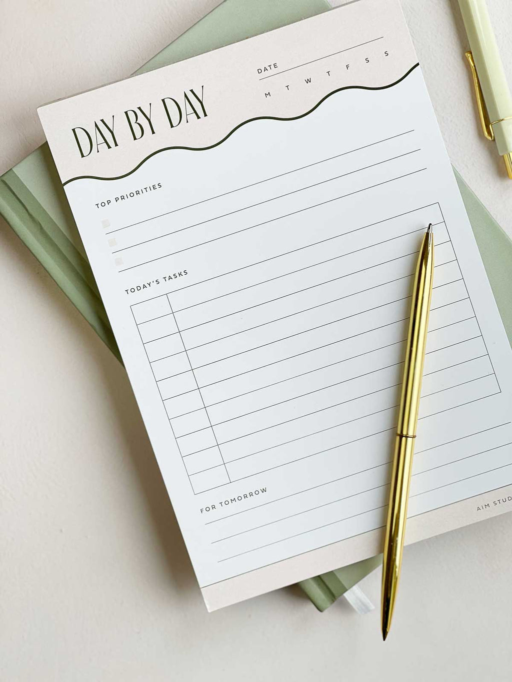 'Day by Day' Daily Productivity Planner | A5 Tear-Off Notepad