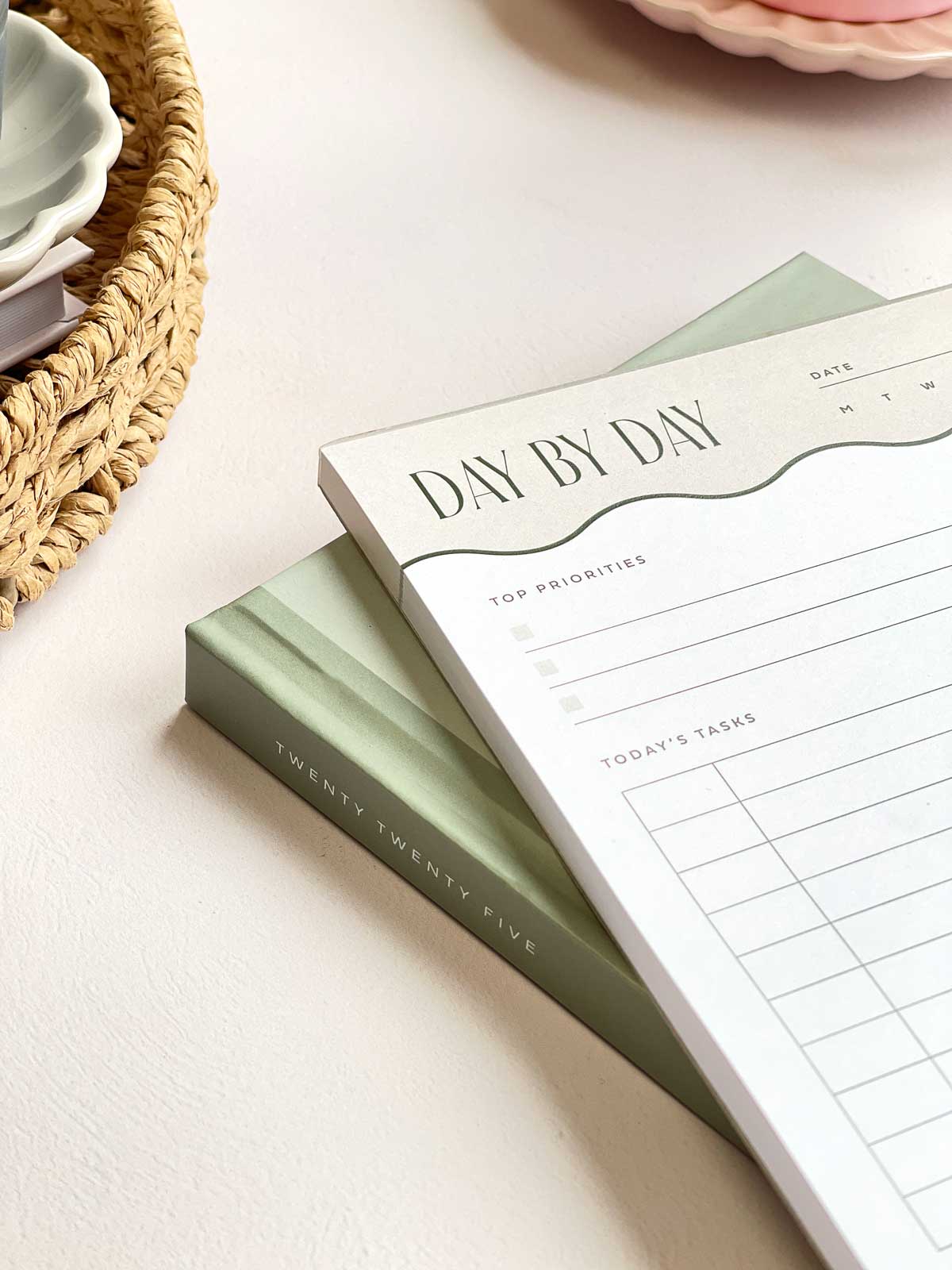 'Day by Day' Daily Productivity Planner | A5 Tear-Off Notepad